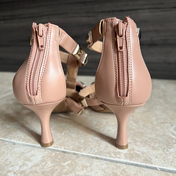 INC International ConceptsWomen's Gilana Studded Dress Sandals in Tan/Camel - Picture 4 of 5